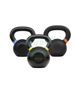 Powder coated kettlebell with Ring