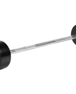 Round Rubber Fixed Barbell