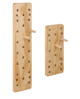Wooden Climbing Peg Board